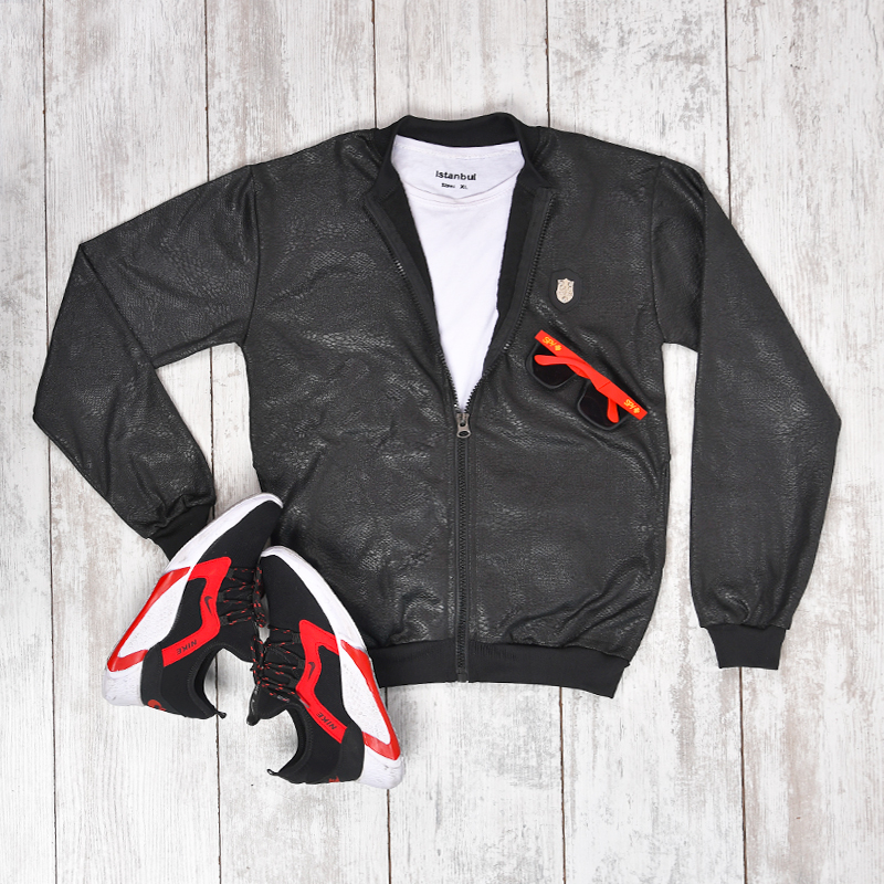 سوئیشرت مردانه مشکی مدل Besam