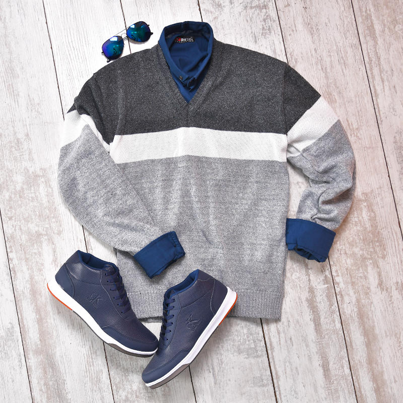 پلیور بافت مردانه مدلKarla