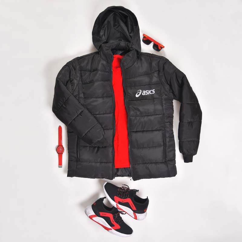 کاپشن مردانه مشکی Hirash