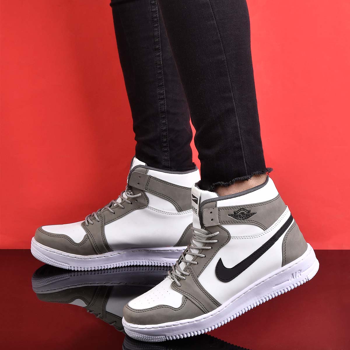 کفش ساق بلند جردن مردانه مدل tiran