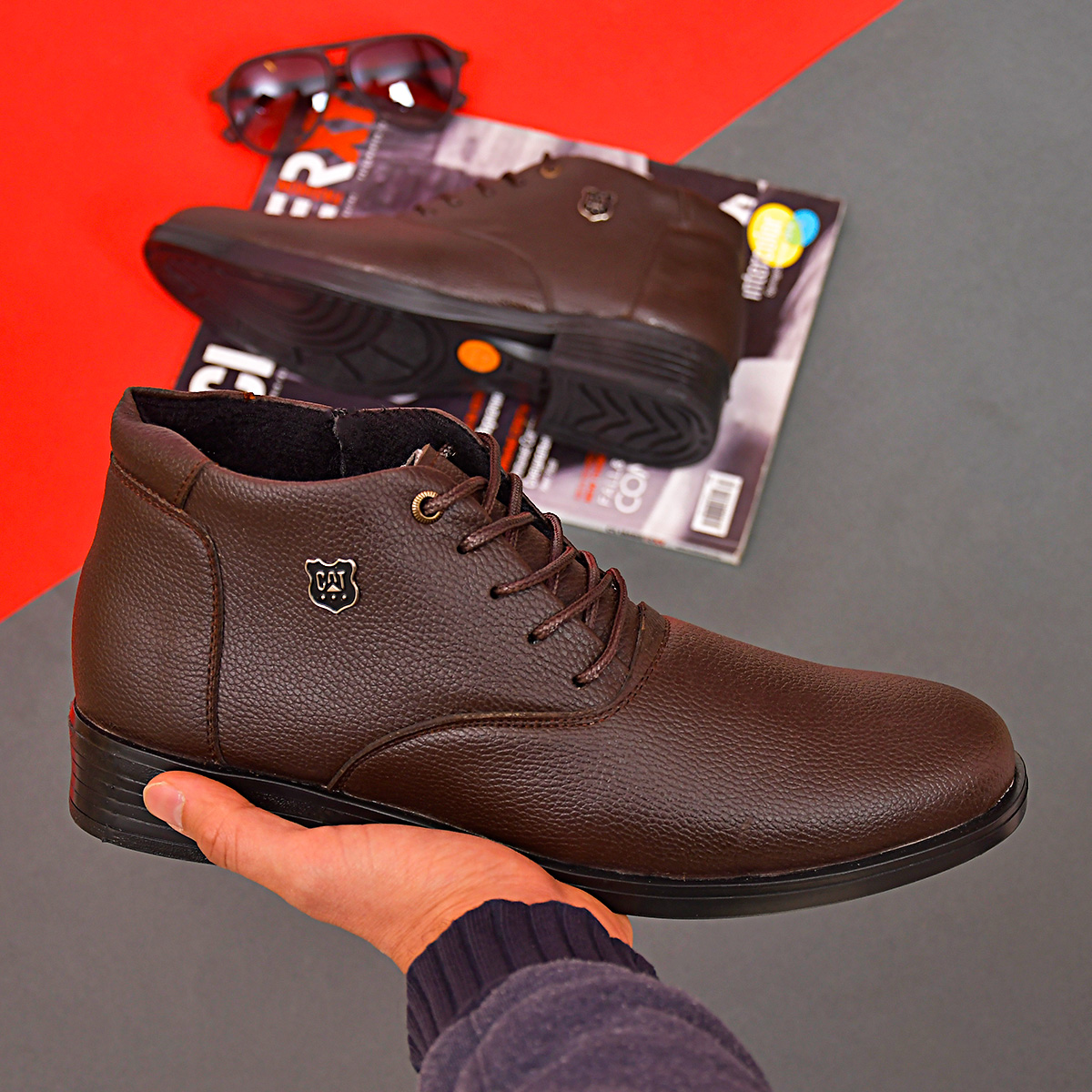 نیم بوت مردانه مدل Oktan