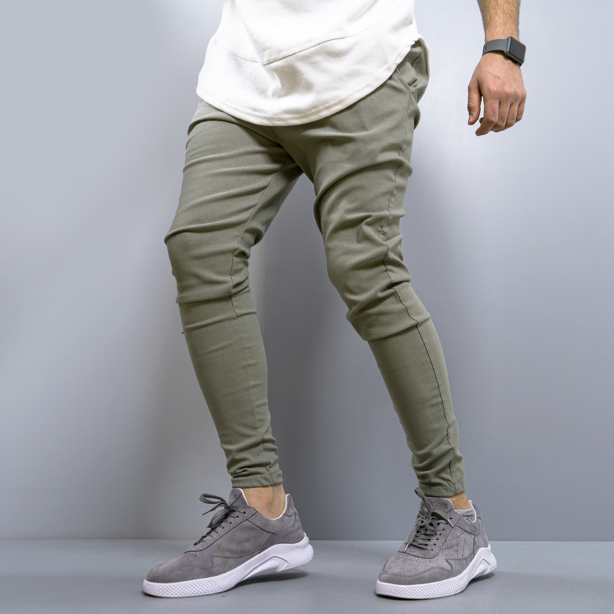 شلوار مردانه مدل ACE رنگ سبز