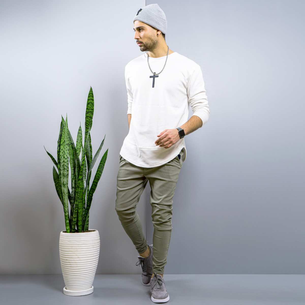 شلوار مردانه مدل ACE رنگ سبز