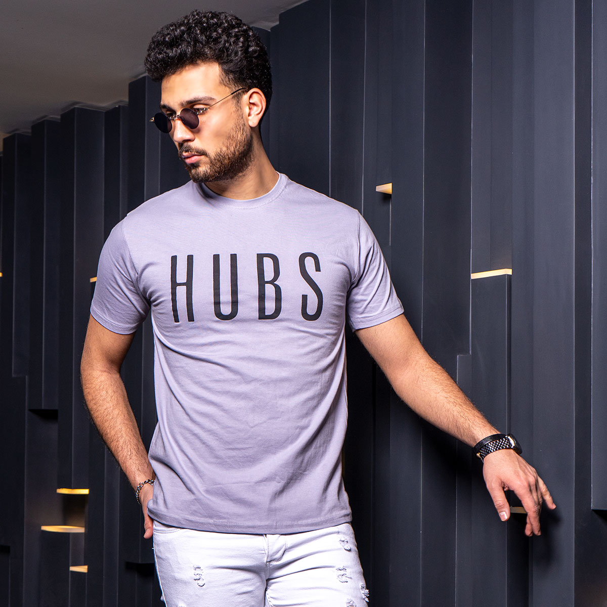 تيشرت مردانه مدلHubs