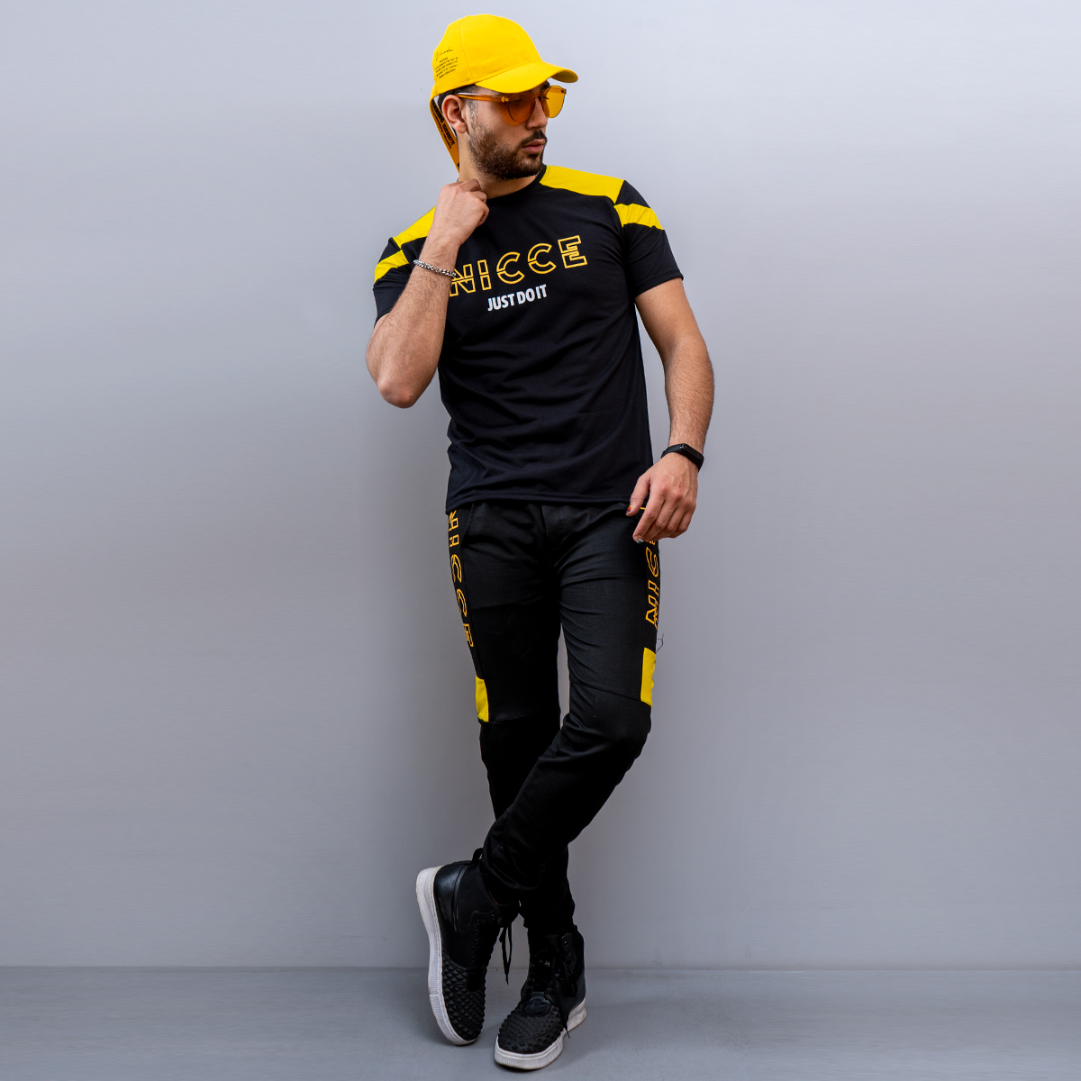 ست تیشرت شلوار NICCE مردانه مدل Edvin