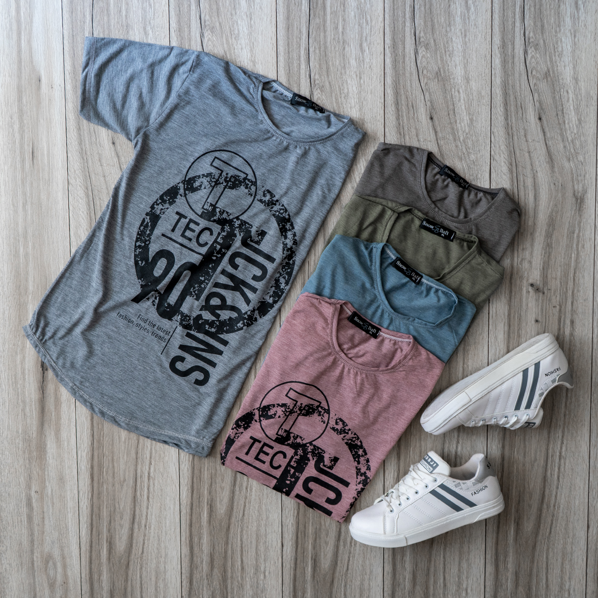 تیشرت مردانه سبز مدل Romer