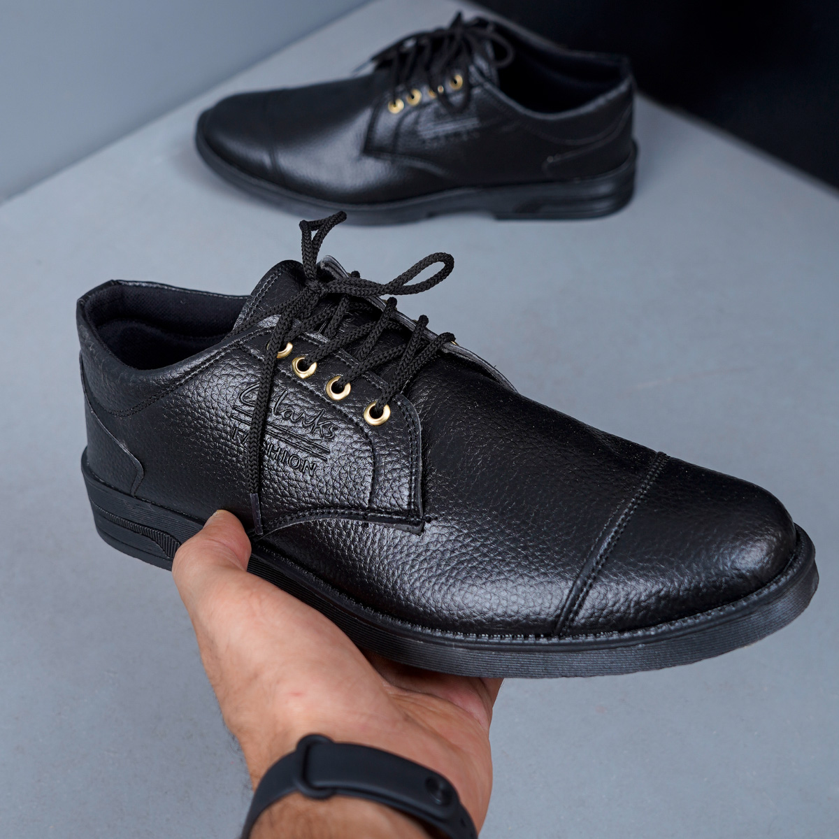 کفش مردانه مشکی مدل Dove