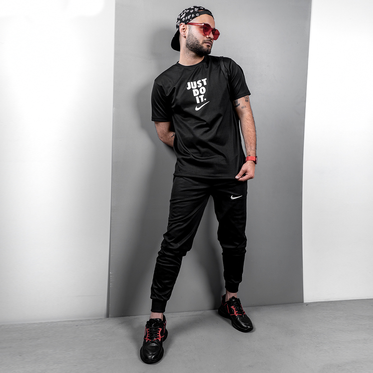 ست تیشرت شلوار just do it مردانه مدلRomit