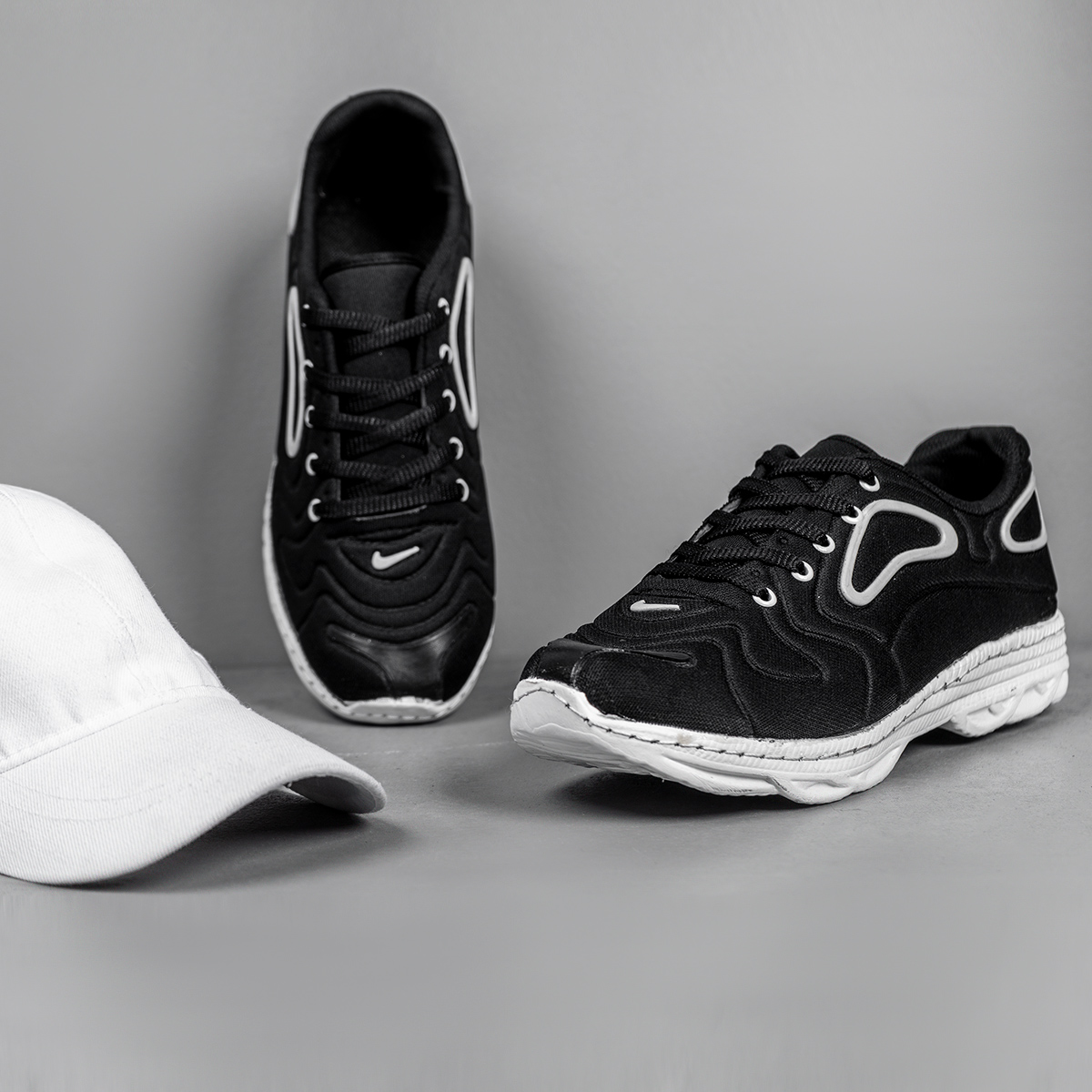 کفش ورزشی مردانه مشکی مدل Daksa