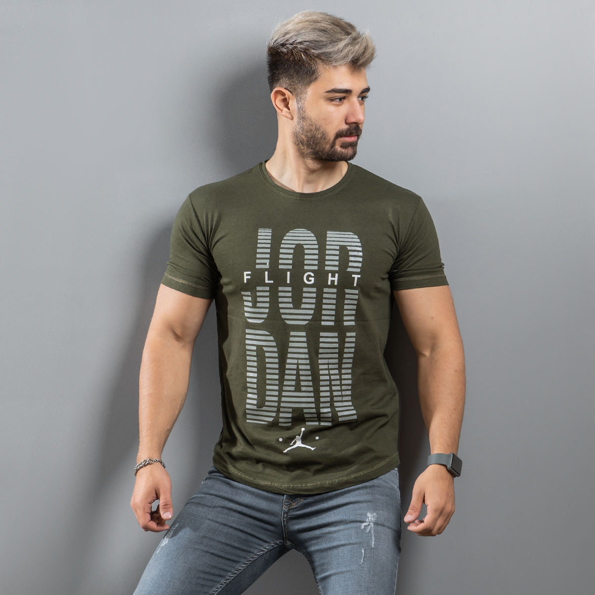 تیشرت Jordan مردانه سبز مدل Tanava