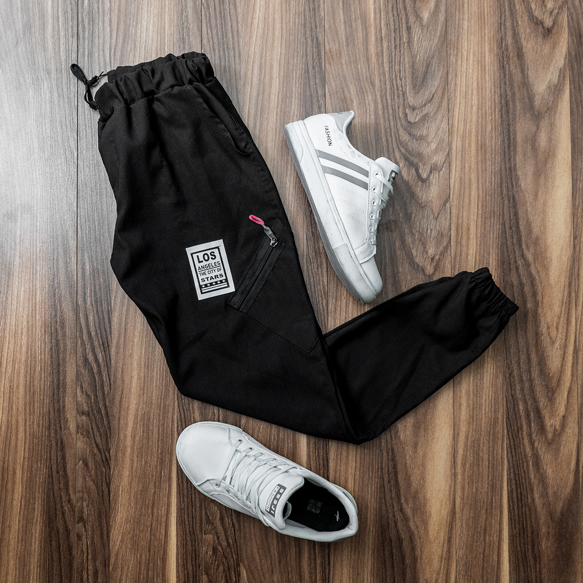 شلوار اسلش Los مردانه مشكي مدل kilin