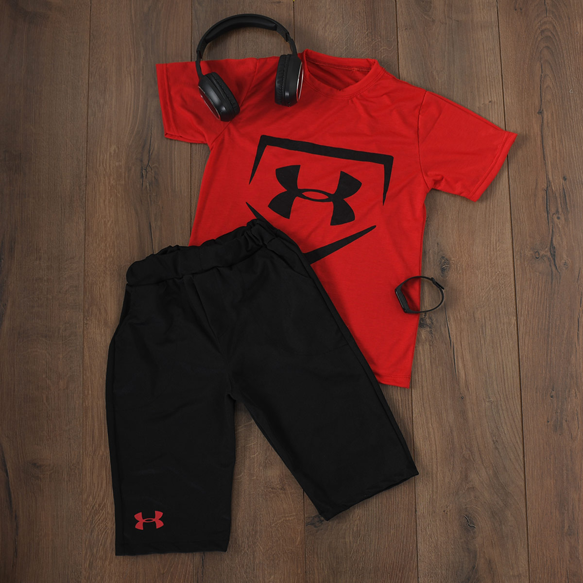 ست بچه گانه تیشرت شلوارک Under Armour مدل Paol
