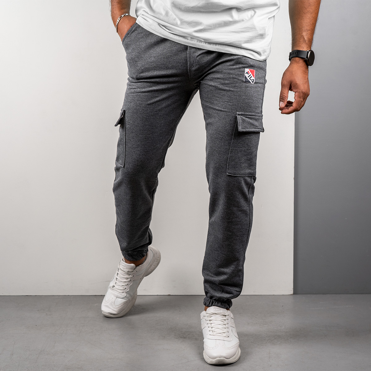 شلوار مردانه ذغالی مدل Ramel(T)