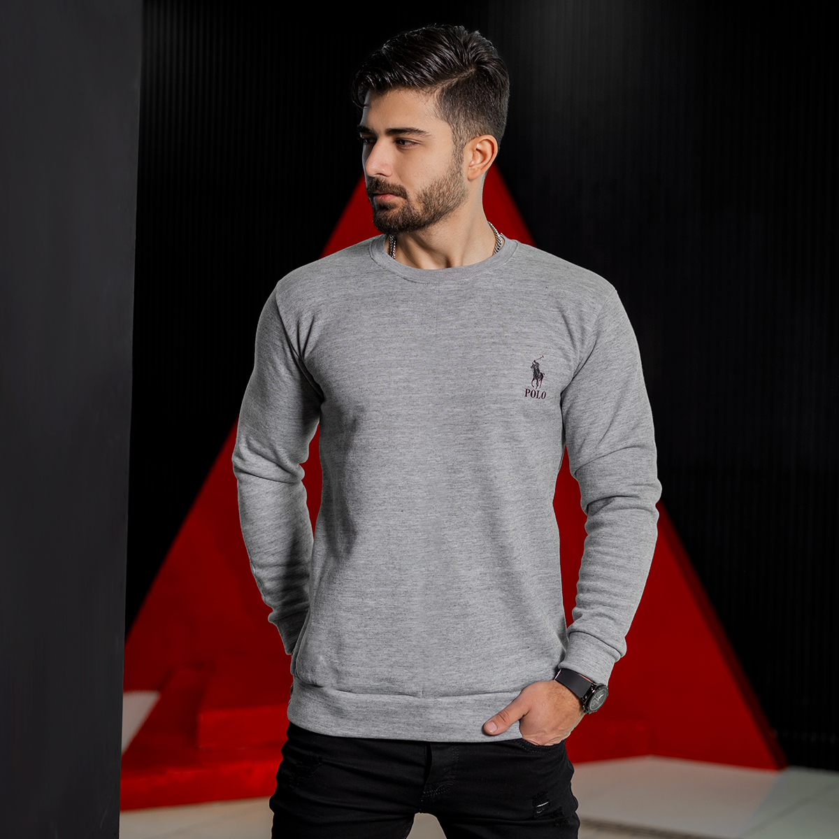 دورس polo طوسی مردانه مدل kosha