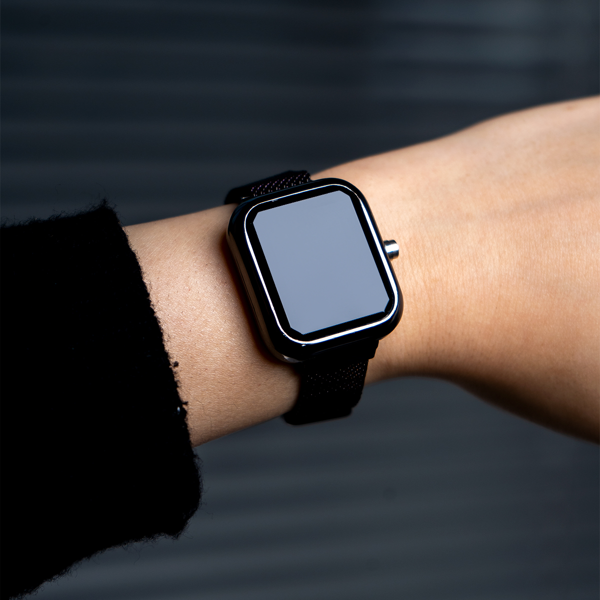 ساعت LED مشکی مدل ZX500