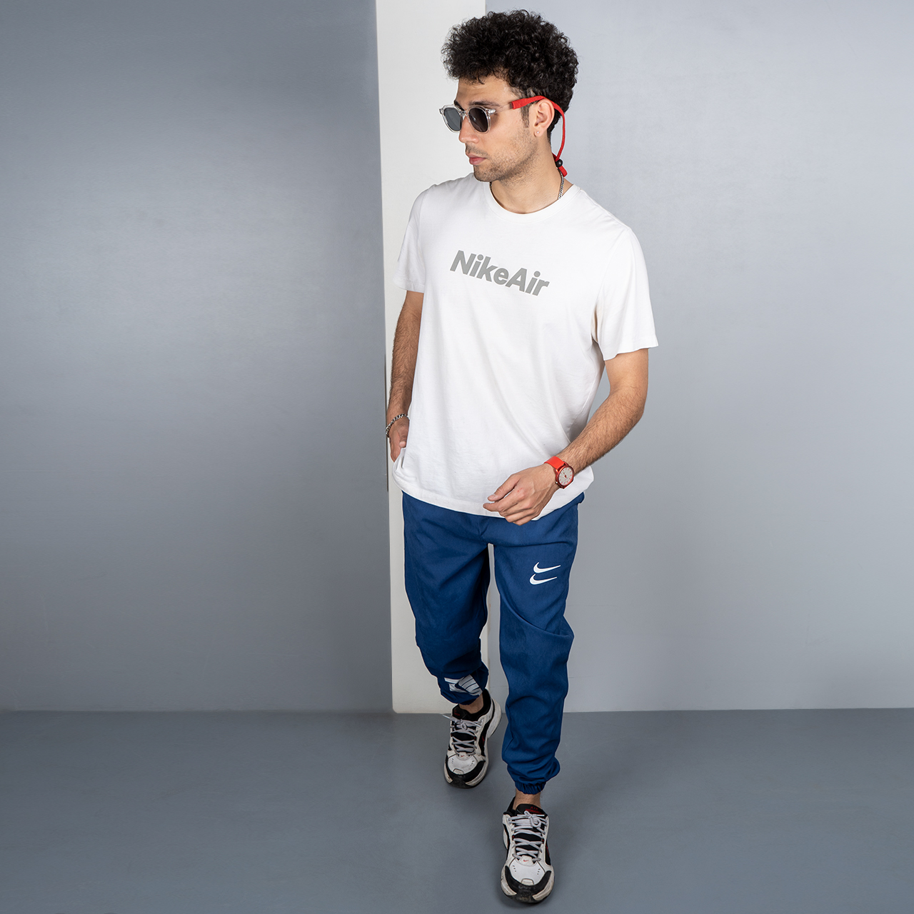 شلوار اسلش Nike مردانه آبی مدلTava