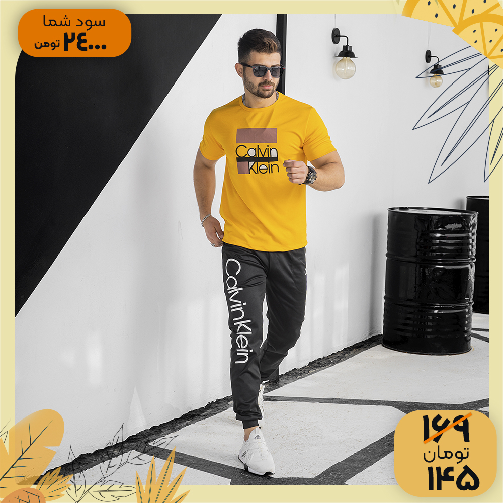 ست تیشرت شلوار مردانه مدل Calvin