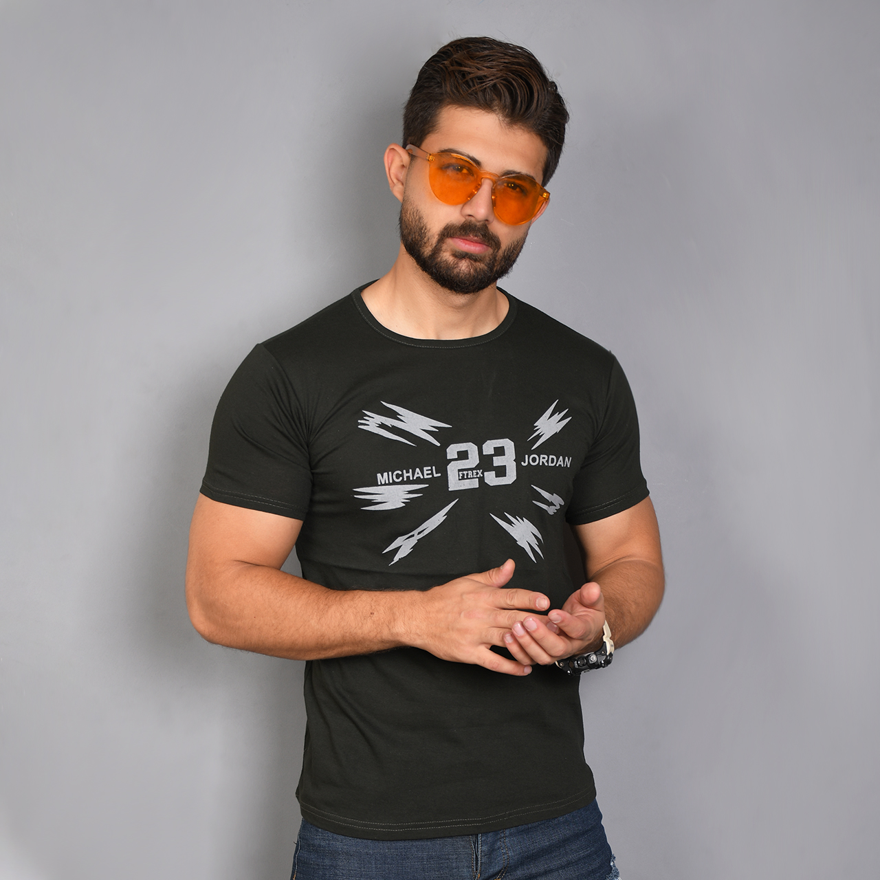 تیشرت مردانه (T) سبز مدل 23