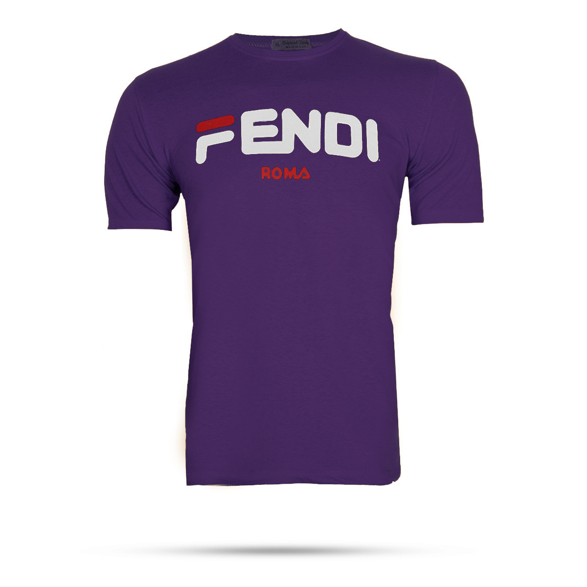 تیشرت فندی بنفش مردانه مدل Roma