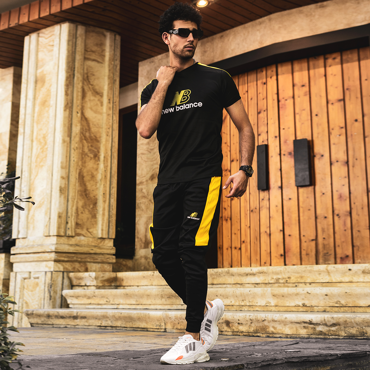 ست تیشرت شلوار New Balance مردانه مدل Riban