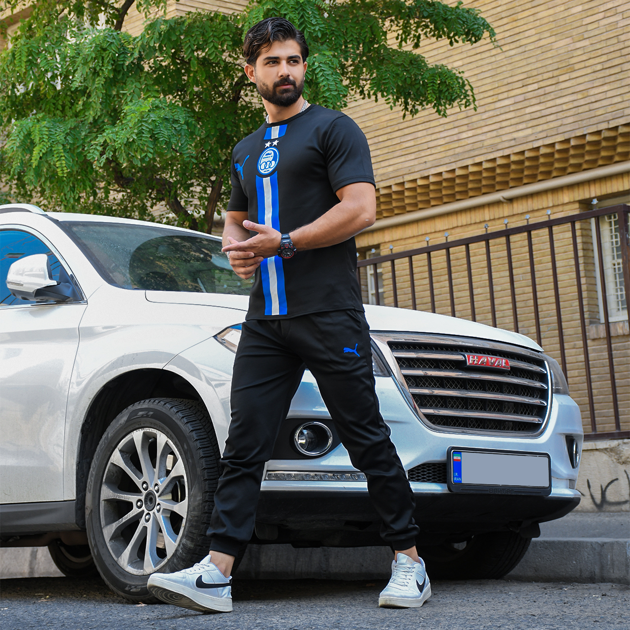 ست تیشرت شلوار استقلال مردانه مدل S77