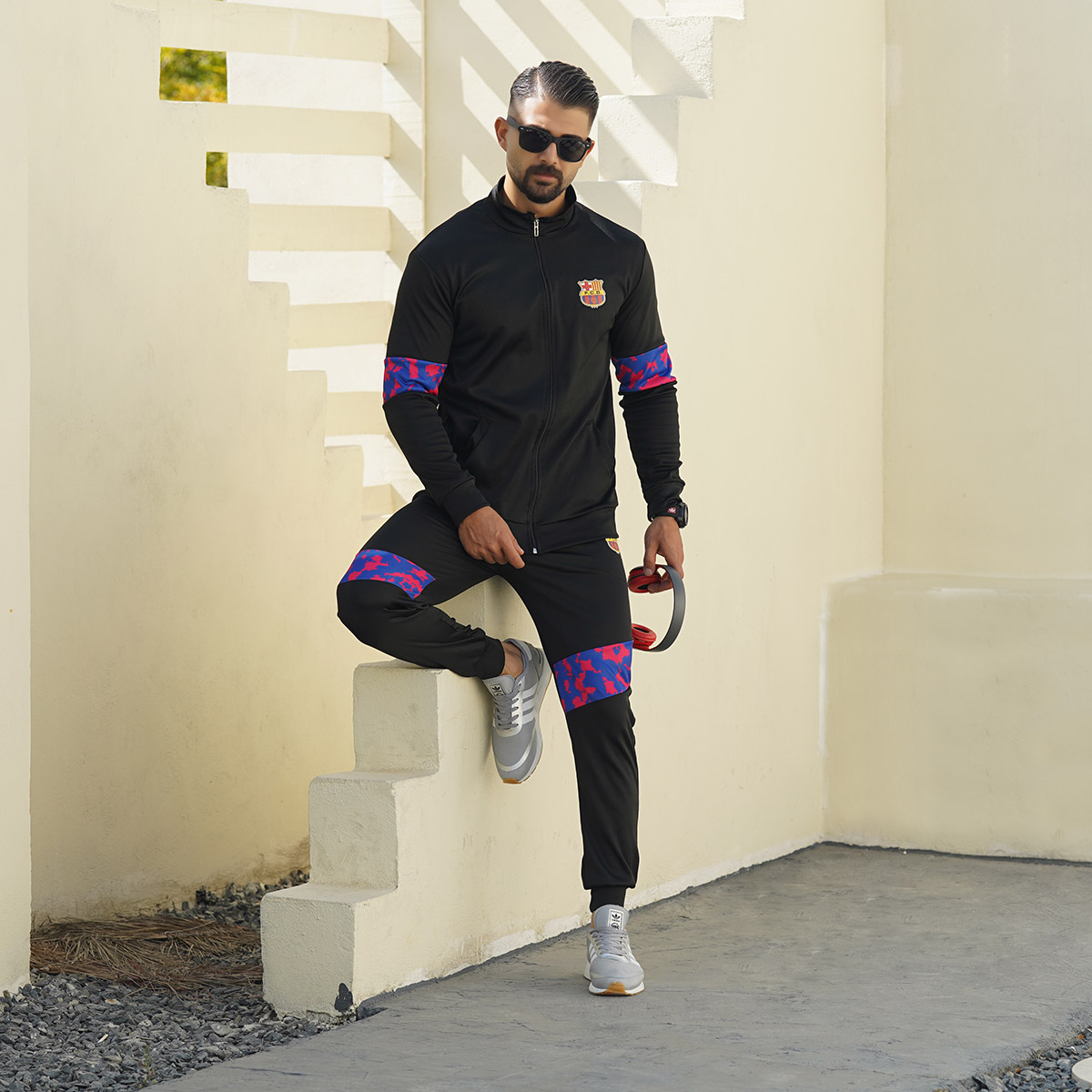 ست سوییشرت شلوار Barcelona مردانه مدل B550