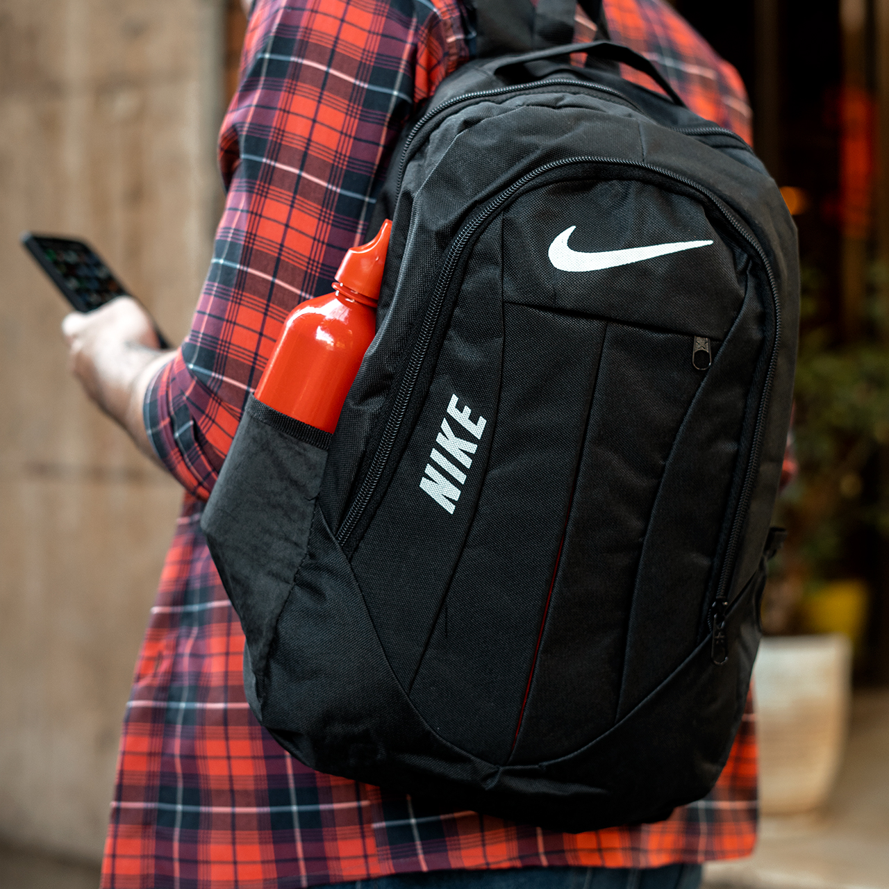 کوله پشتی مشکی Nike مدل Saron