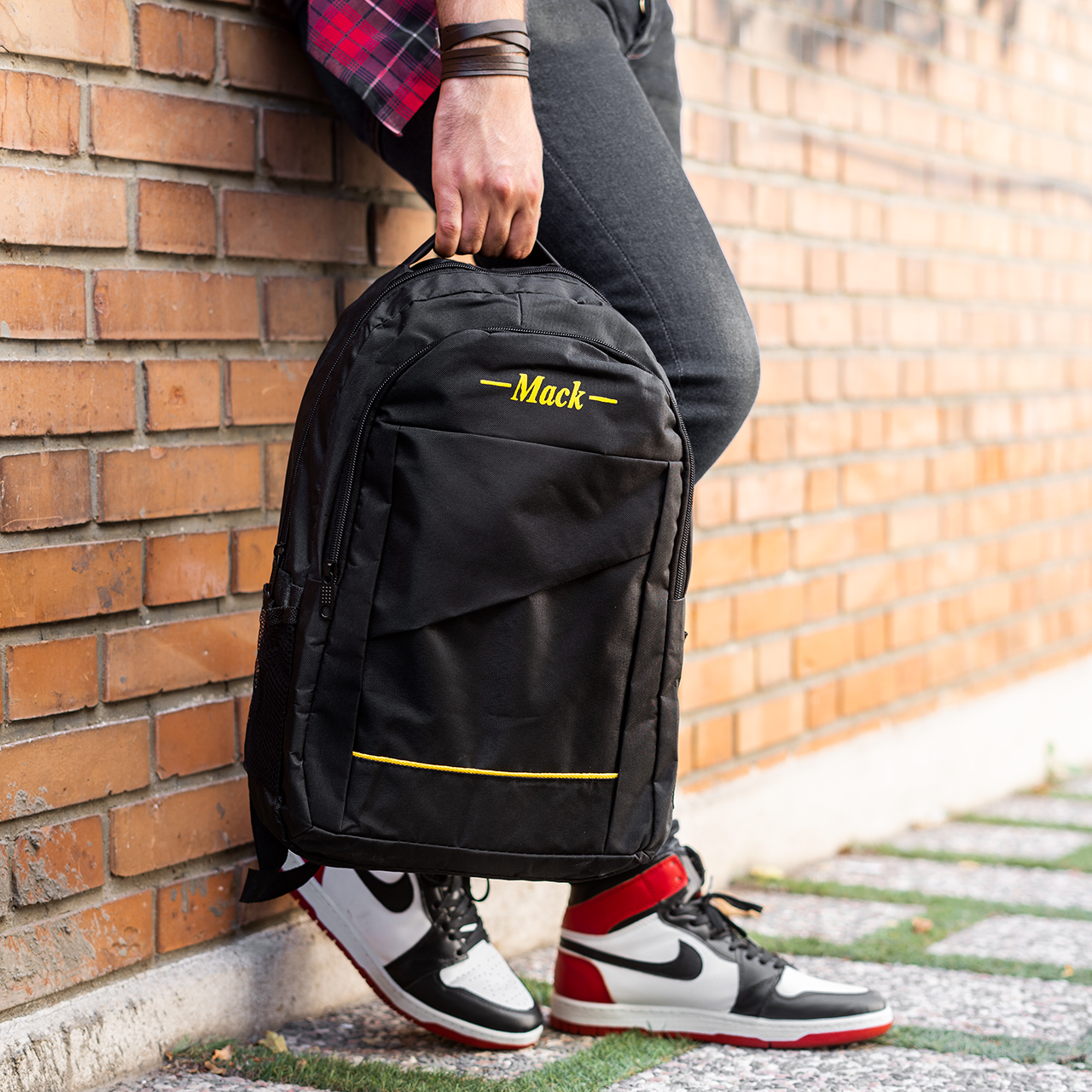 کوله پشتی مشکی مدل Mack