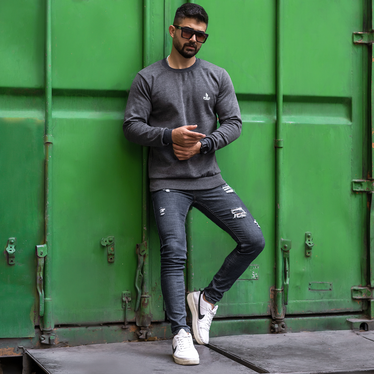 دورس مردانه polo طوسی تیره مدلLexi