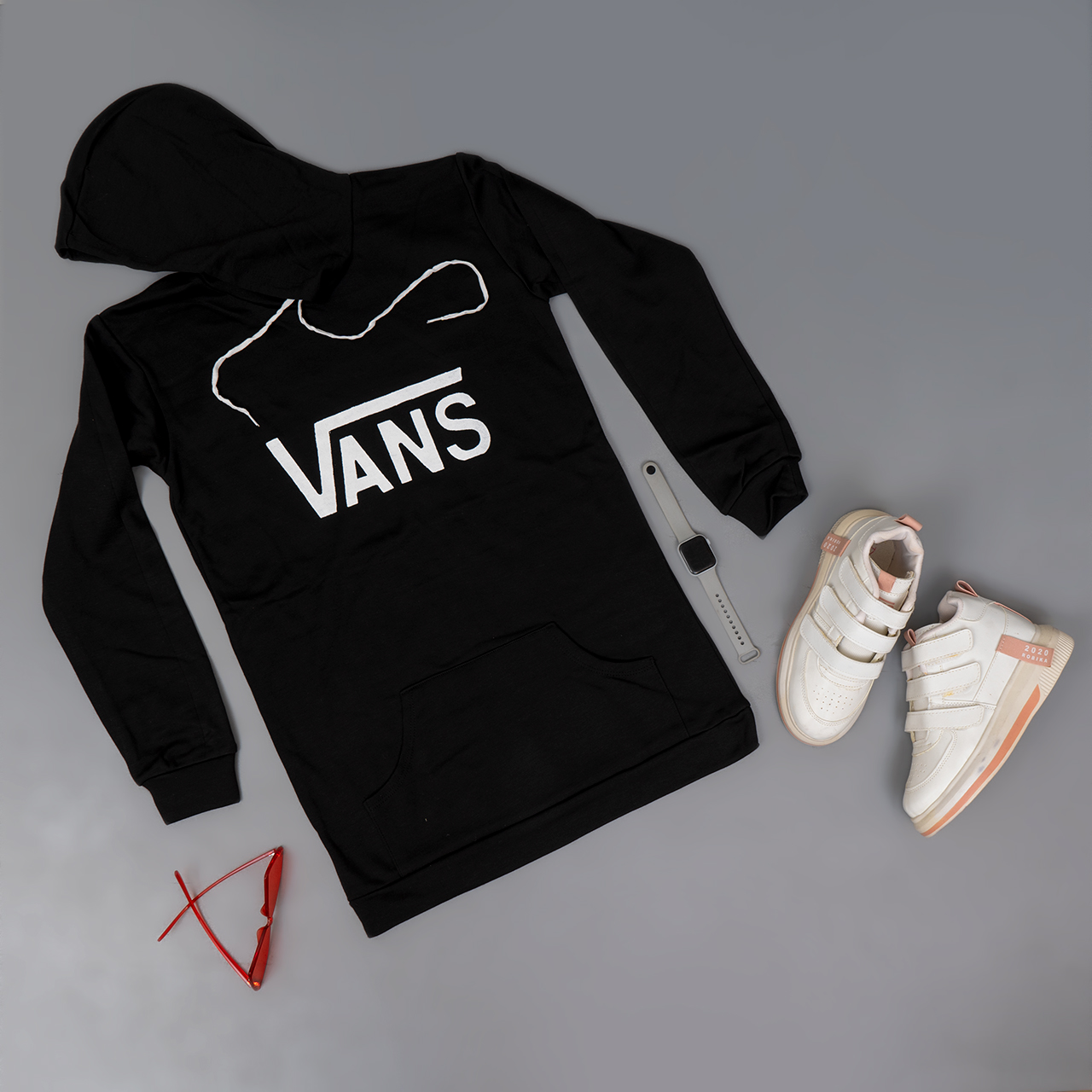 هودی زنانه Vans مشکی مدل Sonia
