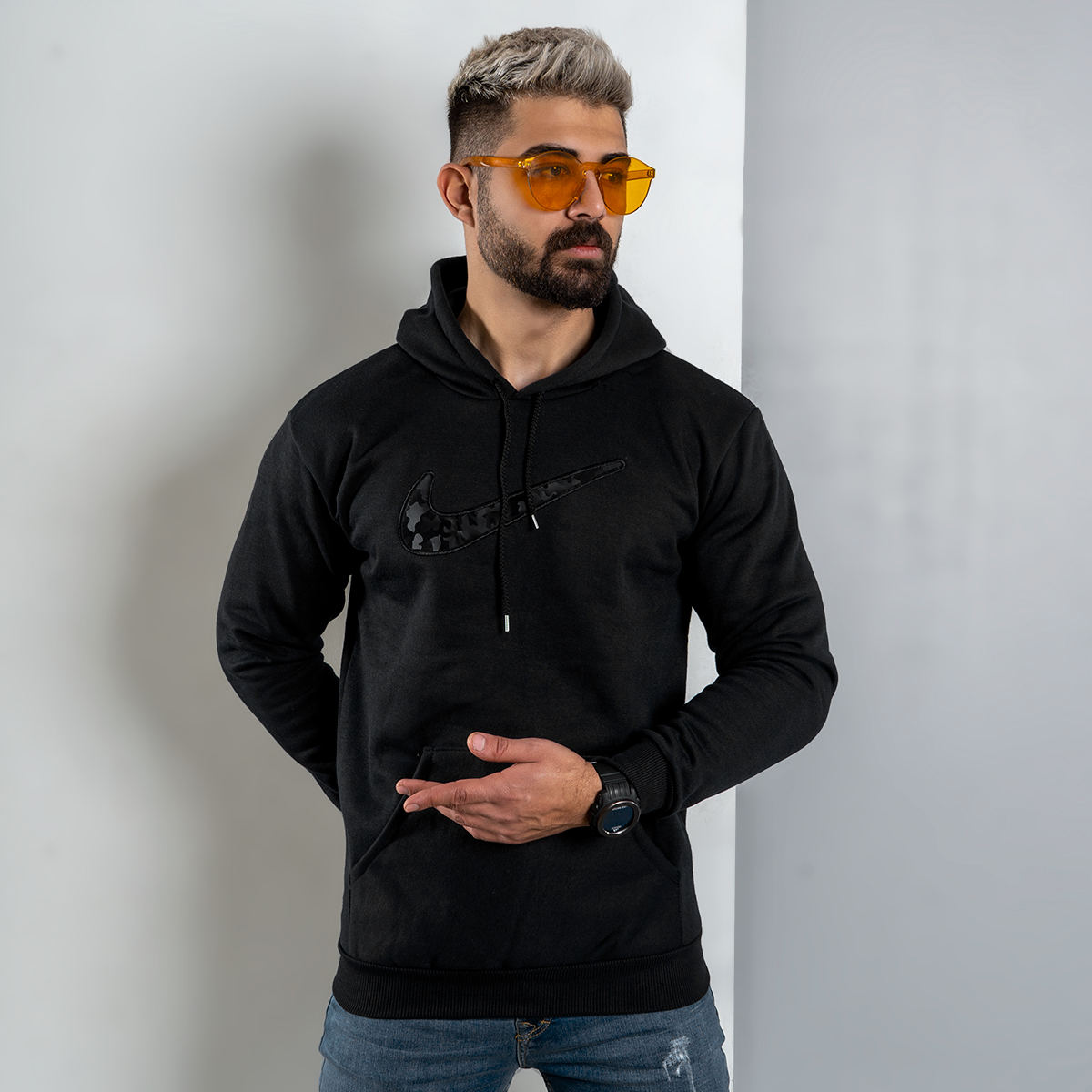 هودی Nike مشکی مردانه مدل Raymond