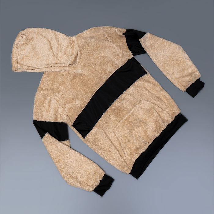 هودی مردانه کرم مدل tedor