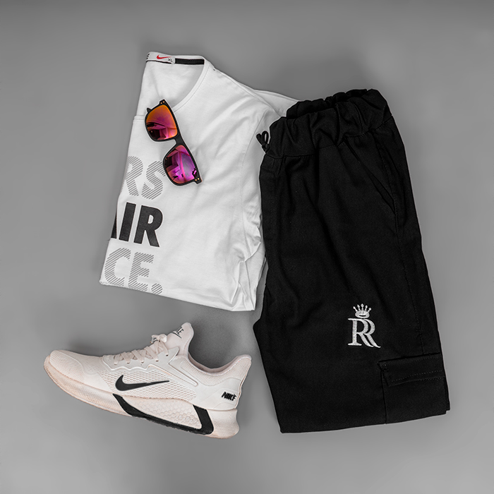 شلوار اسلش مشکی مردانه مدل R15