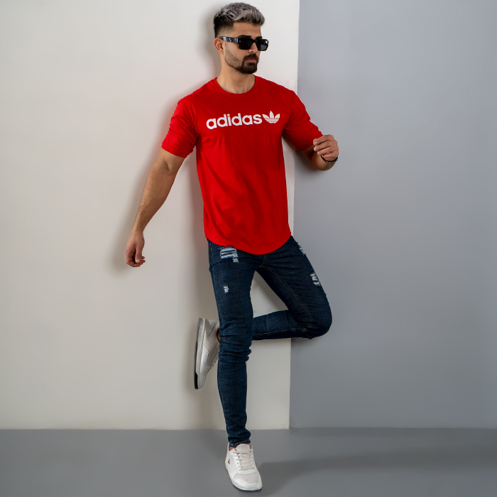 تیشرت مردانه ADIDAS قرمز مدل TENO