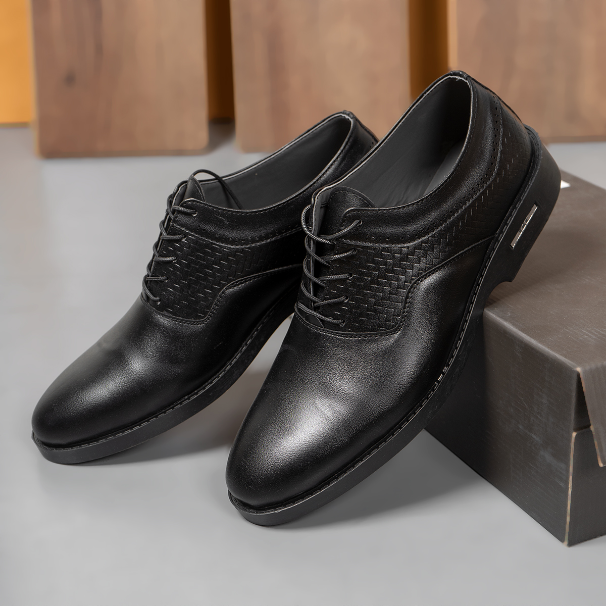 کفش رسمی مشکی مردانه مدل PARHAM