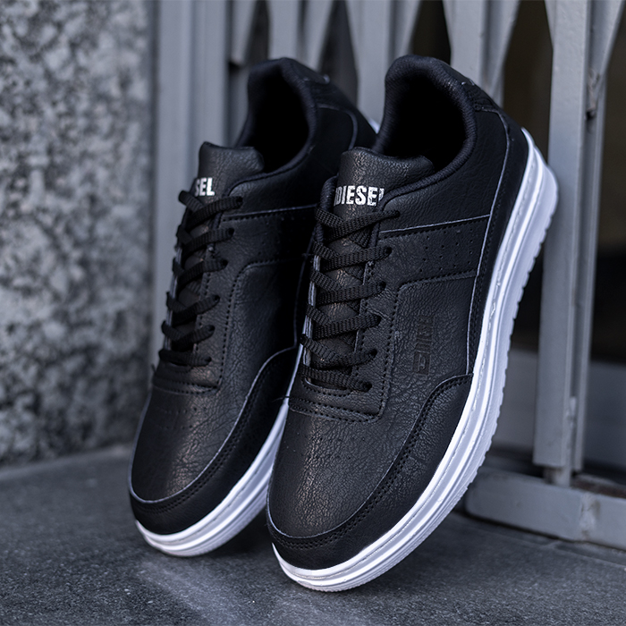 کفش تخت مردانه مشکی مدل selin