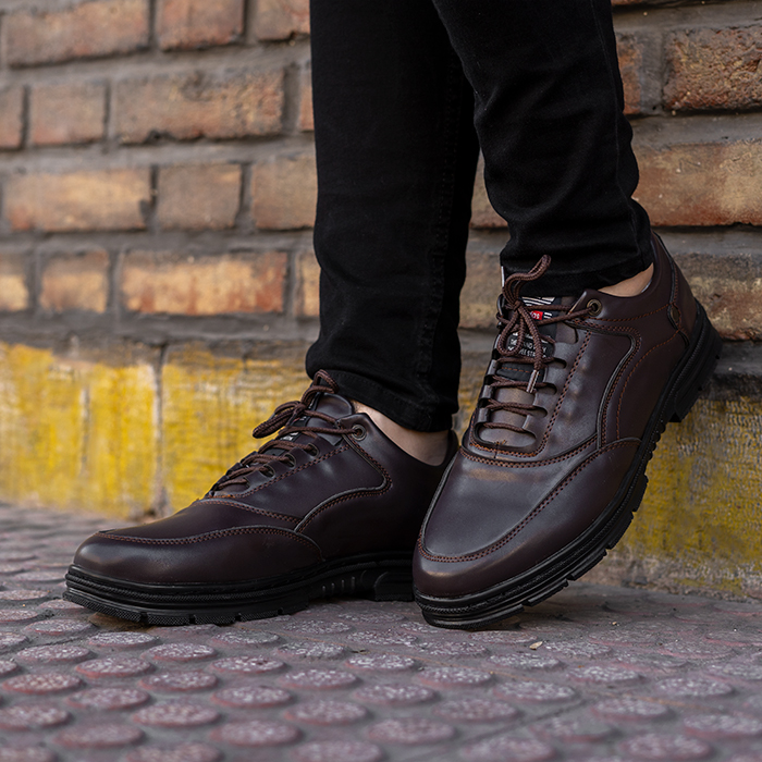 کفش مردانه CAT قهوه ای مدل Galin