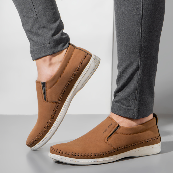 کفش رسمی قهوه ای مردانه مدل Kurn