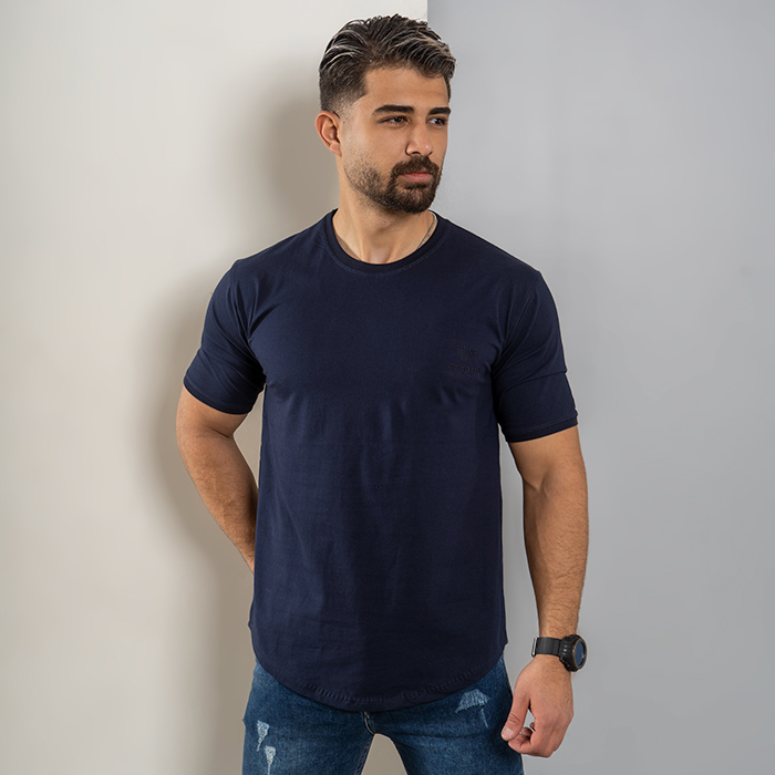 تیشرت مردانه سرمه ای مدل Canada