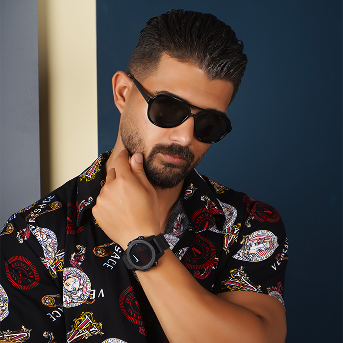 عینک آفتابی مردانه مشکی مدلremax