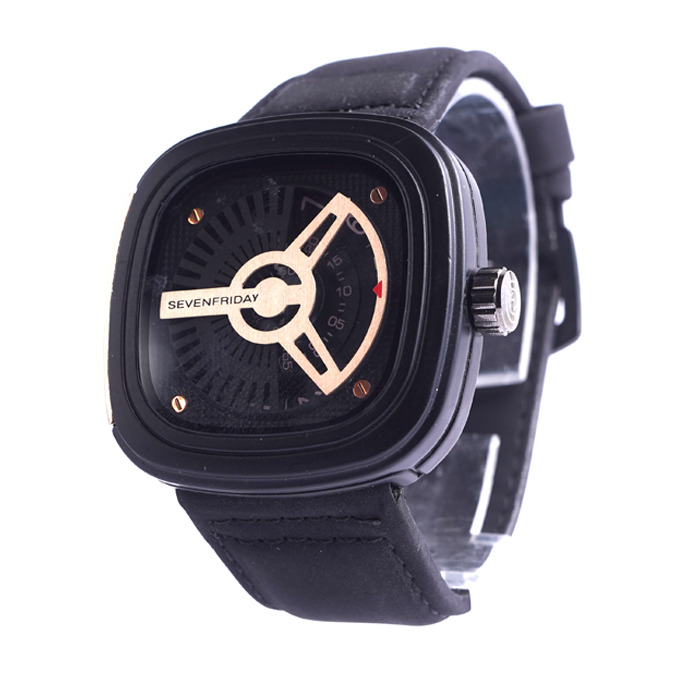 ساعت sevenfriday مشکی طلایی مدل zado