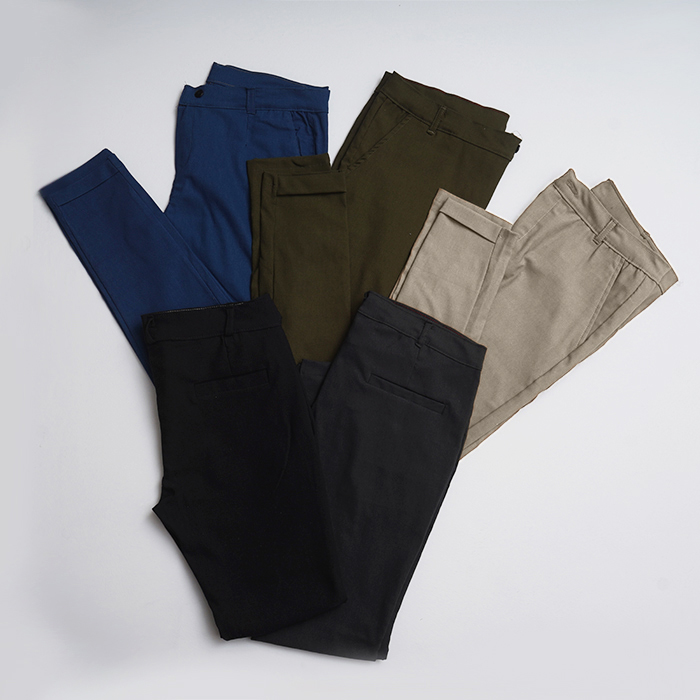 شلوار مردانه آبی مدل MOBIN