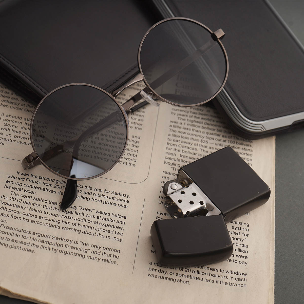 عینک مشکی مردانه مدل Harry Potter