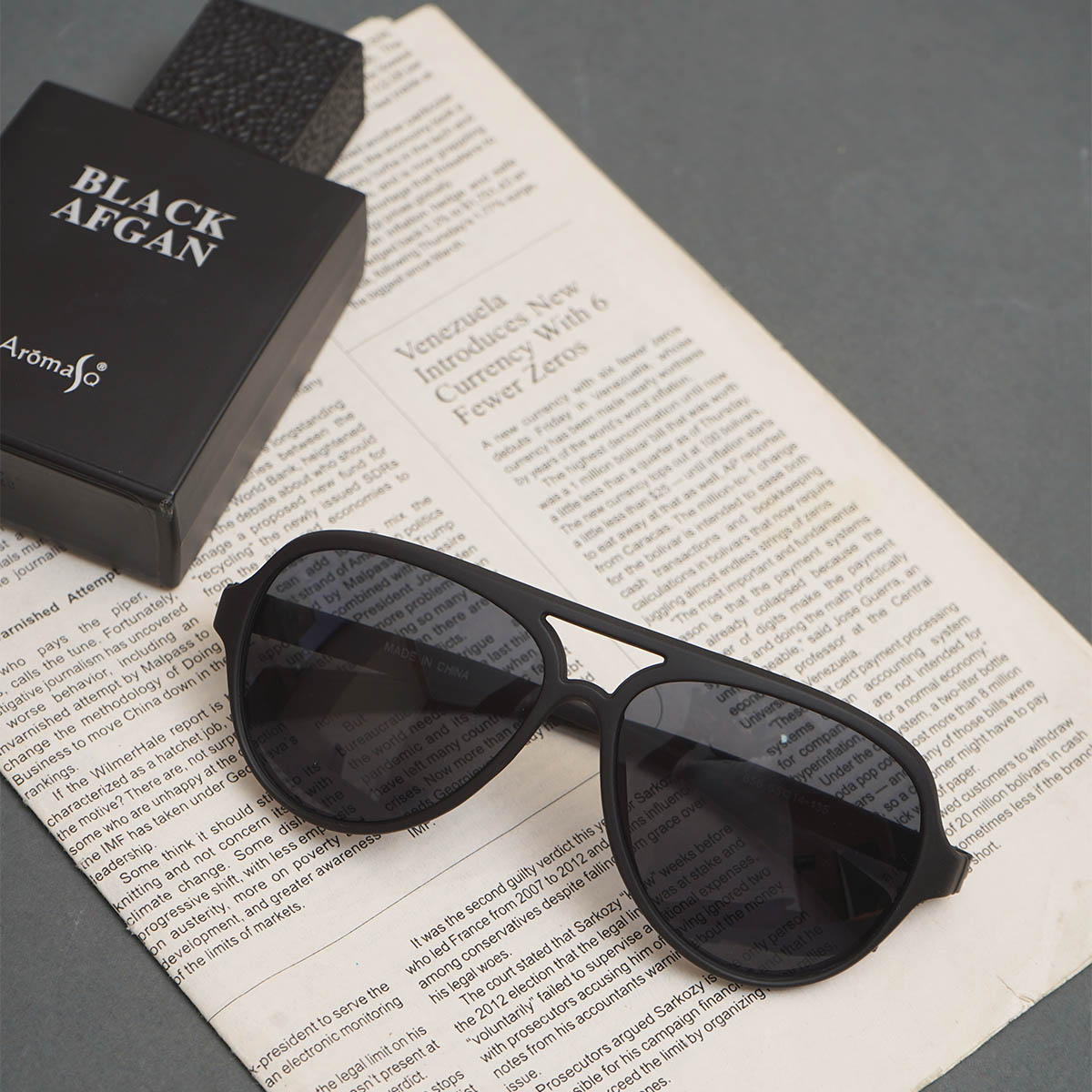 عینک مشکی مردانه مدل Aras