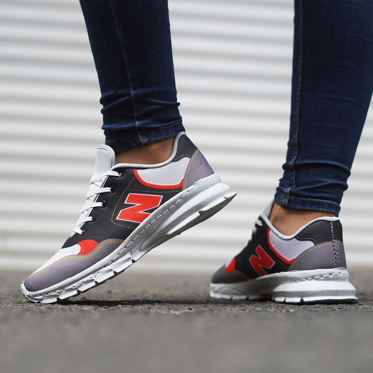 کفش ورزشی مشکی قرمز نیو بالانس(T) مردانه مدل aroda