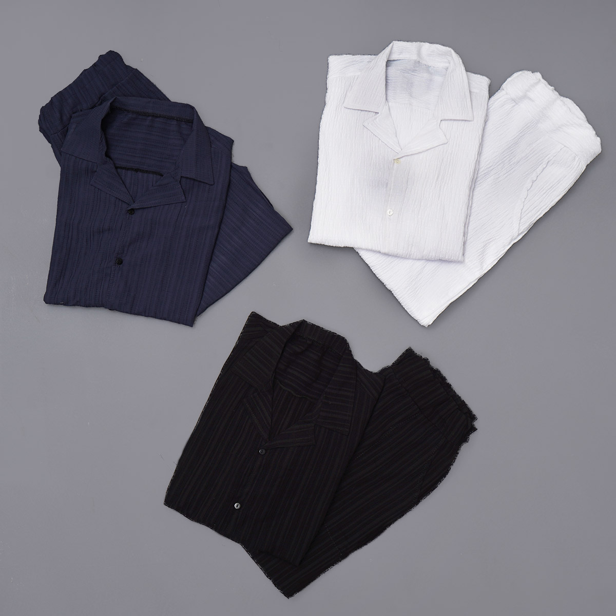 ست پیراهن شلوارمراکشی مردانه سفید مدل Pasha