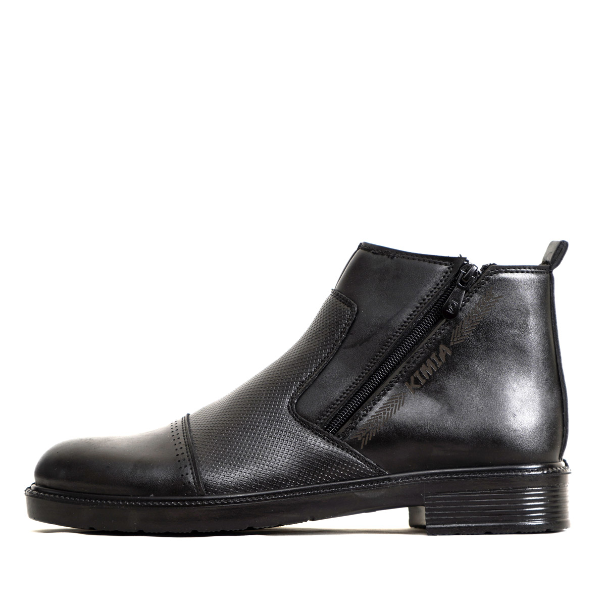 نیم بوت مشکی مردانه مدل Shadmehr