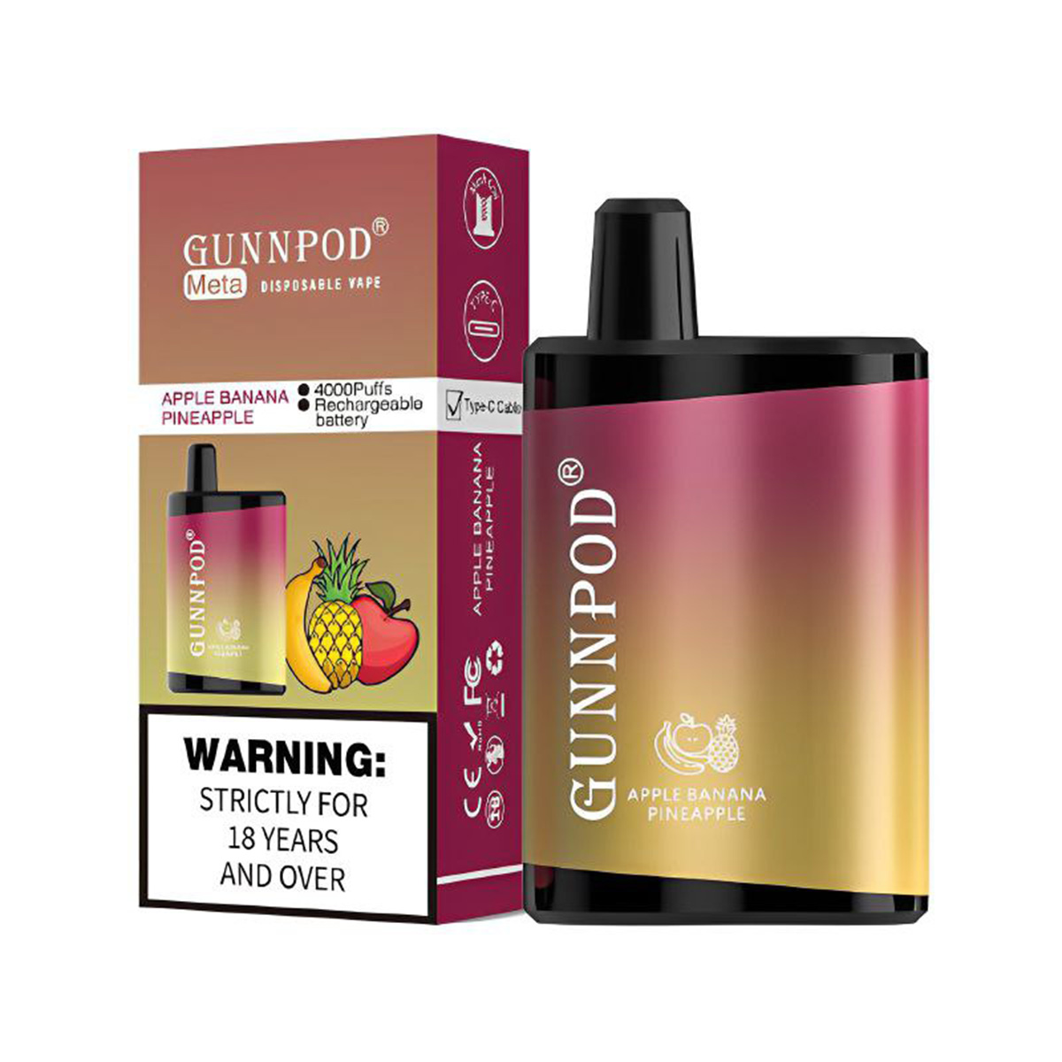 پاد 4000پاف با طعم چند میوه