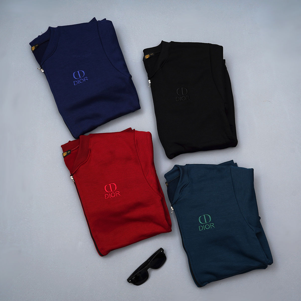 سوییشرت مردانه مشکی مدل DIOR