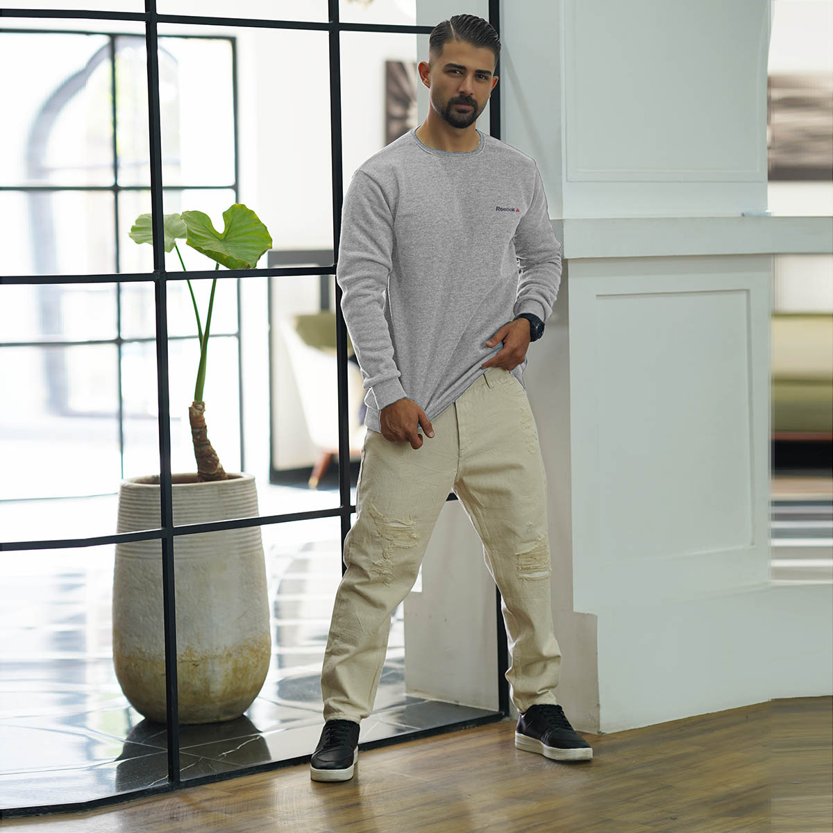 دورس مردانه ریبوک طوسی مدل Mata